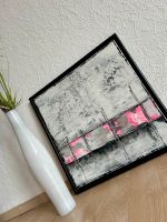 Strukturbild Acrylbild Wandbild Leinwandbild neonpink Bayern - Waischenfeld Vorschau