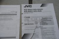 Bedienungsanleitung Autoradio JVC R521-R422-R-421-R45 Baden-Württemberg - Schwieberdingen Vorschau