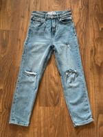 Mom Jeans - Slim Fit - Used Look - Ripped Jeans Sachsen - Radebeul Vorschau
