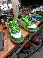 Lacoste Sneaker Gr42 Grün-Weis wie neu Bayern - Petersaurach Vorschau