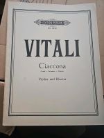 Noten Vitali Ciaccona g-moll für Violine und Klavier Berlin - Lichtenberg Vorschau