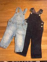 Latzhosen Jeans/Cord H&M/Papagino in Größe 74 Niedersachsen - Rastede Vorschau