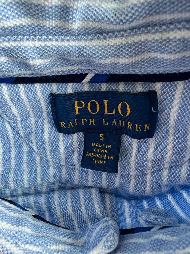 Polo Ralph Lauren Hemd Kinder hellblau-weiß gestreift in Deggendorf