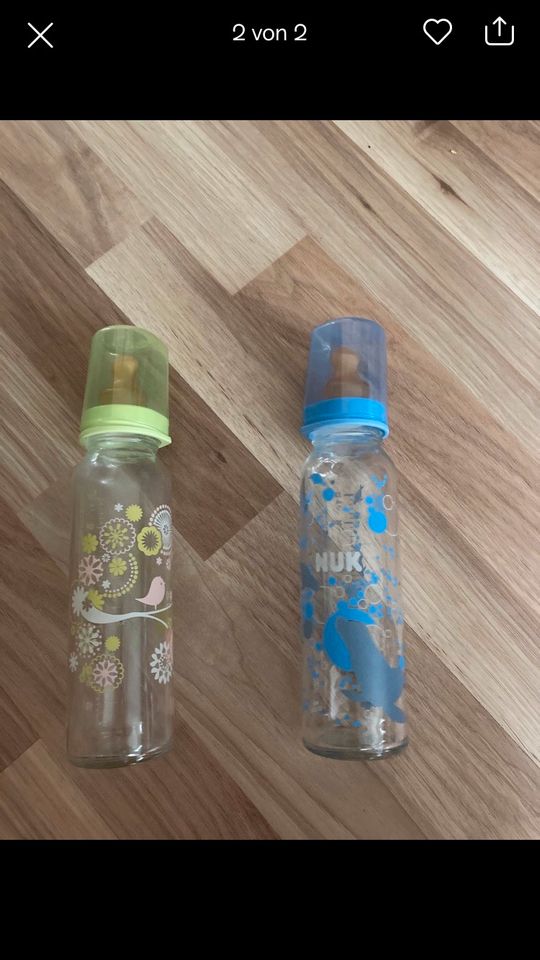 Verschiedene Kunststoffflaschen Glasflaschen Hipp, Avent, Nuk in Duisburg