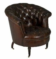 Cocktailsessel Chesterfield Leder Vintage-Cigar Schleswig-Holstein - Heiligenstedten Vorschau