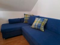 Blaues Sofa mit Ausziehfunktion Baden-Württemberg - Fronreute Vorschau