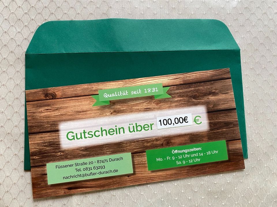 Trachten Bufler 100€ Gutschein in Kempten