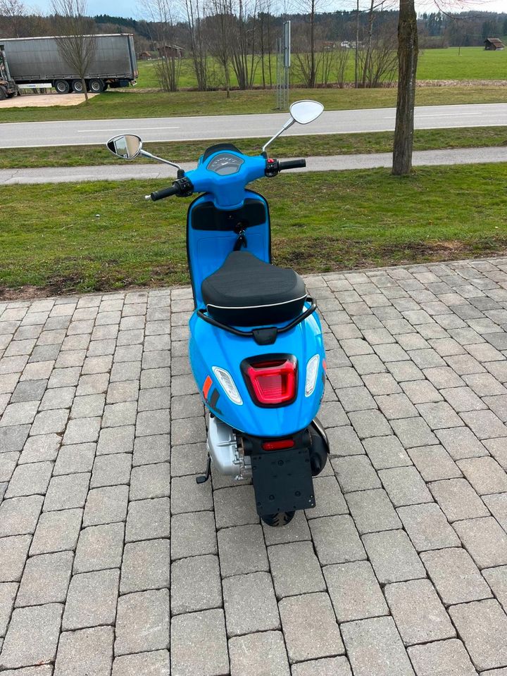 Vespa Sprint 125 S in Blau E5+ in Blau Eclettico in Petting