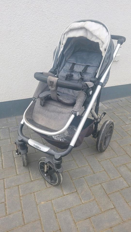 Kinderwagen mit Babyschale und Buggy-Aufsatz inkl. Regenabdeckung in Dohna