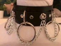 Halsband Ketten gothic Halskette O Ringe schwarz silber Essen - Essen-Kray Vorschau