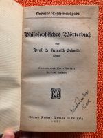 Philosophisches Wörterbuch Leipzig 1922 Thüringen - Meiningen Vorschau