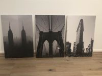 New York Foto Leinwand schwarz weiß Wandbild Deko Rheinland-Pfalz - Wirges   Vorschau