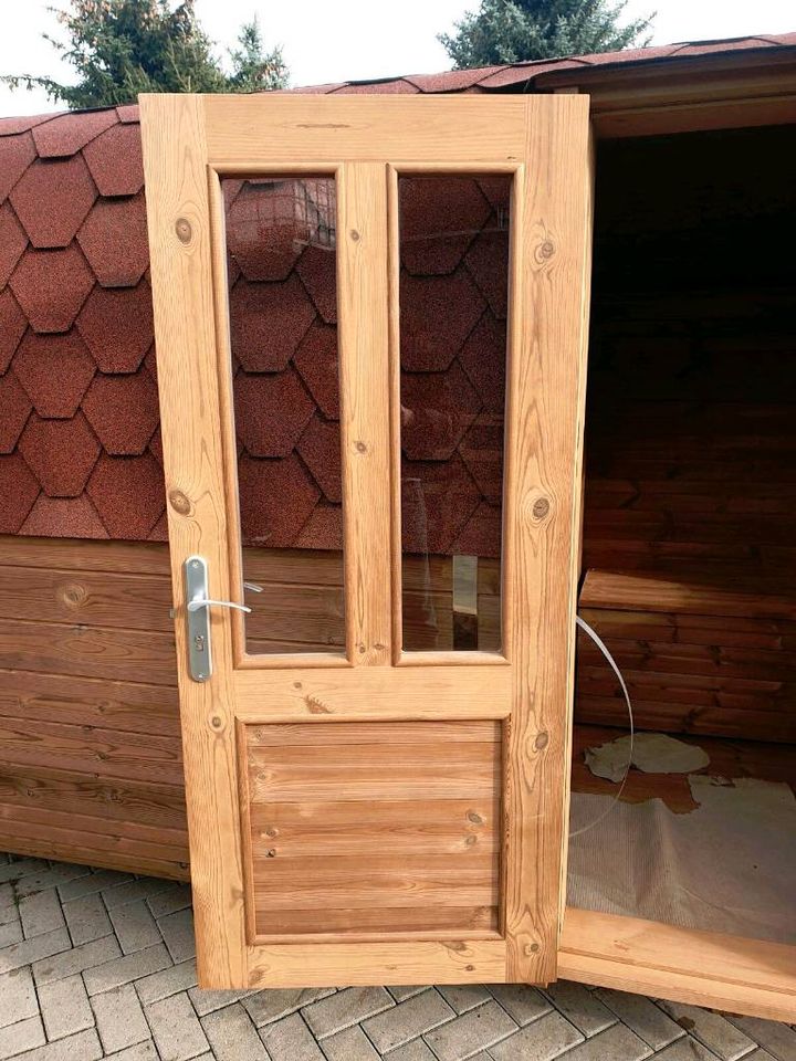 SAUNA GARTENSAUNA mit Holzofen 4 m  THERMOHOLZ 2 Räume NEU Banja in Hüllhorst