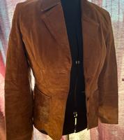 Auffällige Lederjacke braun M Vero Moda Bayern - Marktheidenfeld Vorschau