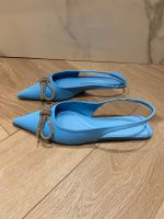 Zara Slingbacks Flats Schuhe Schleife Glitzer Hellblau 41 Satin Rheinland-Pfalz - Landau in der Pfalz Vorschau