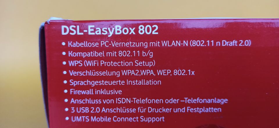 Vodafone DSL-Easybox 802 WLAN-Router in Breitenbrunn