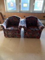 Wohnungsauflösung - Paar farbenfrohe Sessel mit Blumenmuster Niedersachsen - Lehrte Vorschau