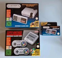 *NEU* NES + SNES Classic Mini + 2. Controller MEGA Set Osnabrück - Hasbergen Vorschau