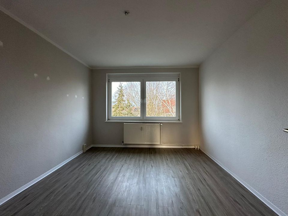 helle 3-Raum-Wohnung, Duschbad mit Fenster, Keller und Balkon in Kritzmow