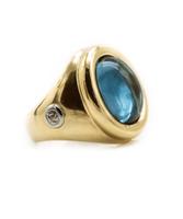 Ring mit Farbstein 750er Gold bicolor, Art.: R48.198791 Nordrhein-Westfalen - Mönchengladbach Vorschau