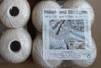 6x beige creme 100% Baumwolle Strickwolle Häkelwolle Häkelgarn Friedrichshain-Kreuzberg - Kreuzberg Vorschau