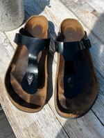 Birkenstock Gizeh Schwarz Lack Nordrhein-Westfalen - Wülfrath Vorschau