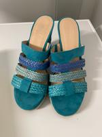 Damen-Schuhe Petrol blau Gr 41 Niedersachsen - Einbeck Vorschau