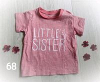 T-Shirt kurzarm rosa little sister Gr. 68 Sachsen - Burkau Vorschau