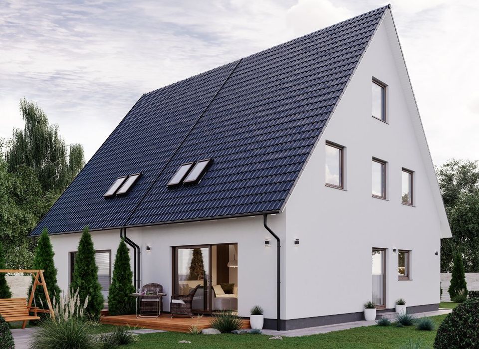 Neubau Doppelhaushälfte – Schlüsselfertig inkl. Grundstück ab einer mtl. Rate von 1.127 €* in Nauen