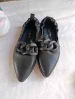 Trend Ballerinas Echtleder schwarz Made in Italy Gr. 37 Hessen - Rüsselsheim Vorschau