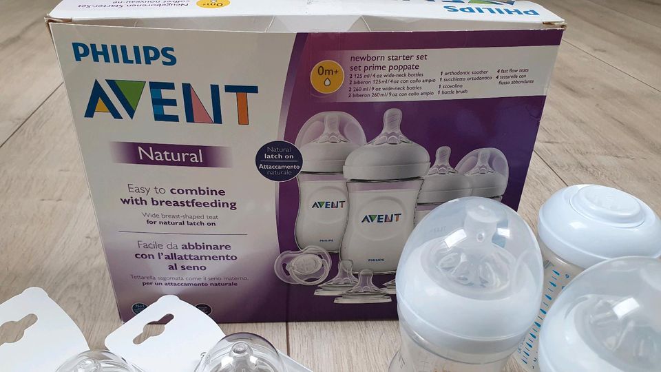 Baby Philips Avent Flaschenset + Flaschen, Newborn 0+, neu in Wolfenbüttel