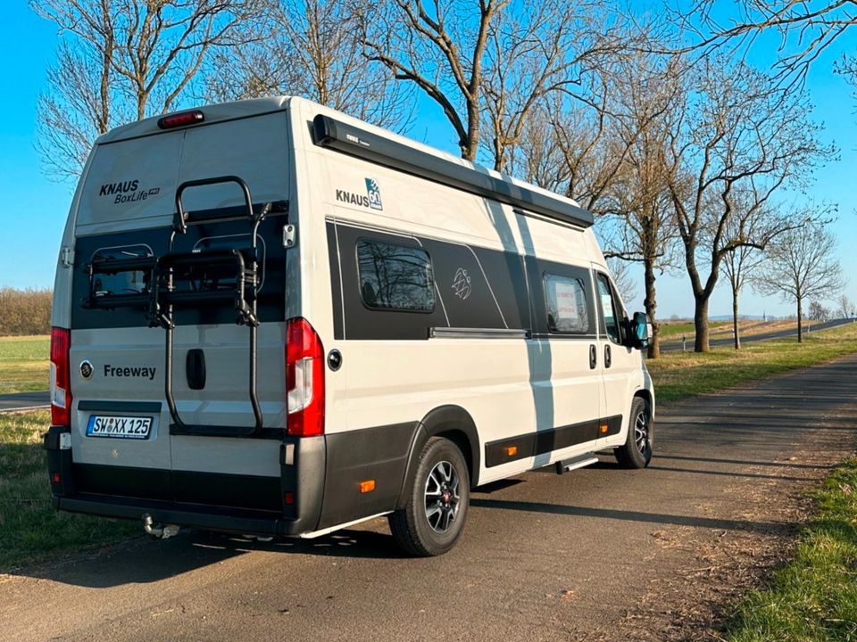 Camper zu vermieten Kastenwagen Wohnmobil Knaus Boxlife 630 Längsbetten Frühbucherrabatt bis 31.3. in Schweinfurt