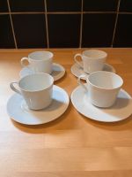 Hutschenreuther 4teiliges Set Kaffetassen mit Untertasse weiß Nordrhein-Westfalen - Hattingen Vorschau