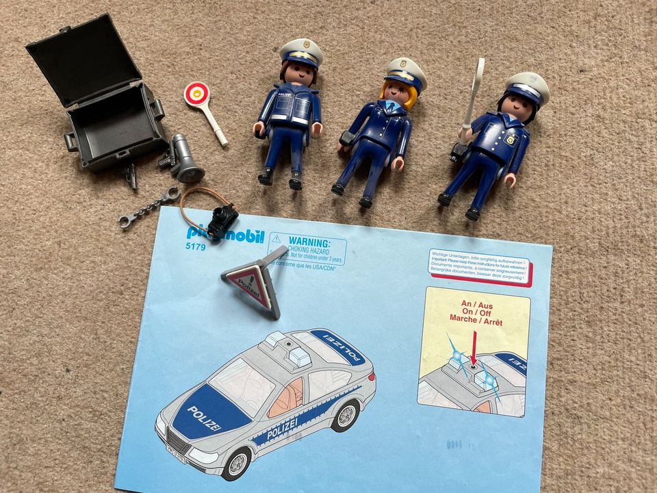 Playmobil-Set Polizei-Hubschrauber u. -Einsatzwagen in Dahlum