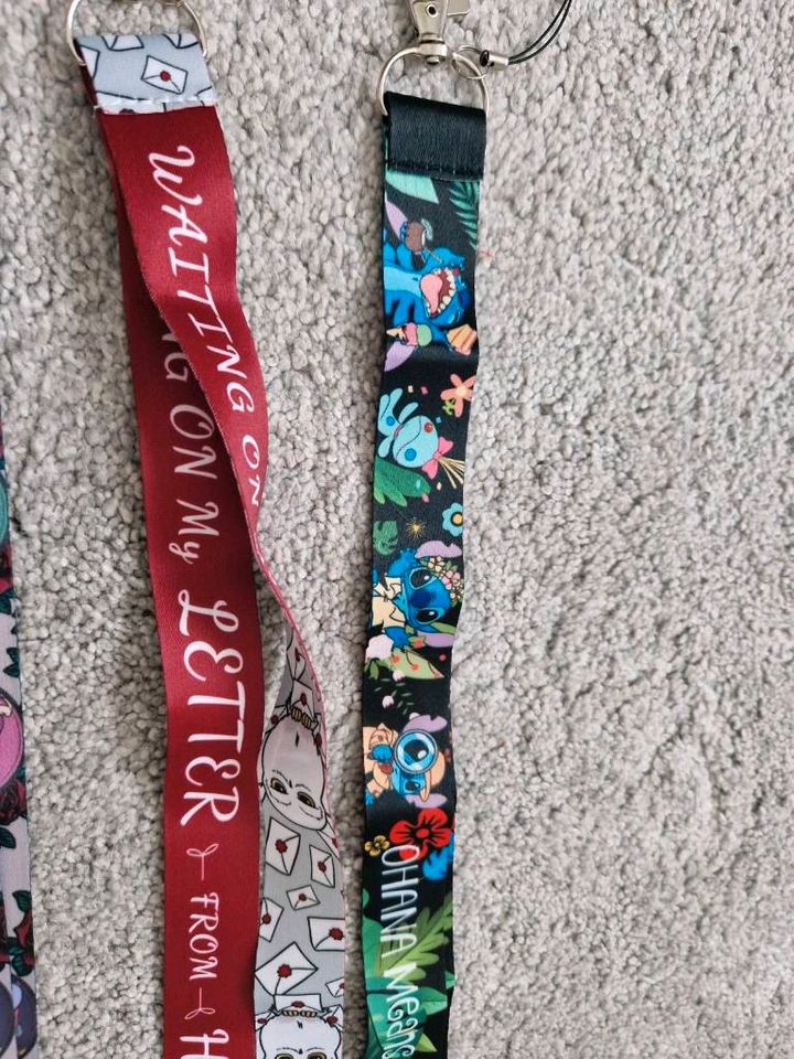 Schlüsselband Stitch Disney Harry Potter Hedwig Bösewichte neu in Neuenhagen