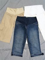 3 Umstandshosen gr. 38, 7/8 beige, weiß, jeans Sehr guter Zustand Sachsen - Heidenau Vorschau