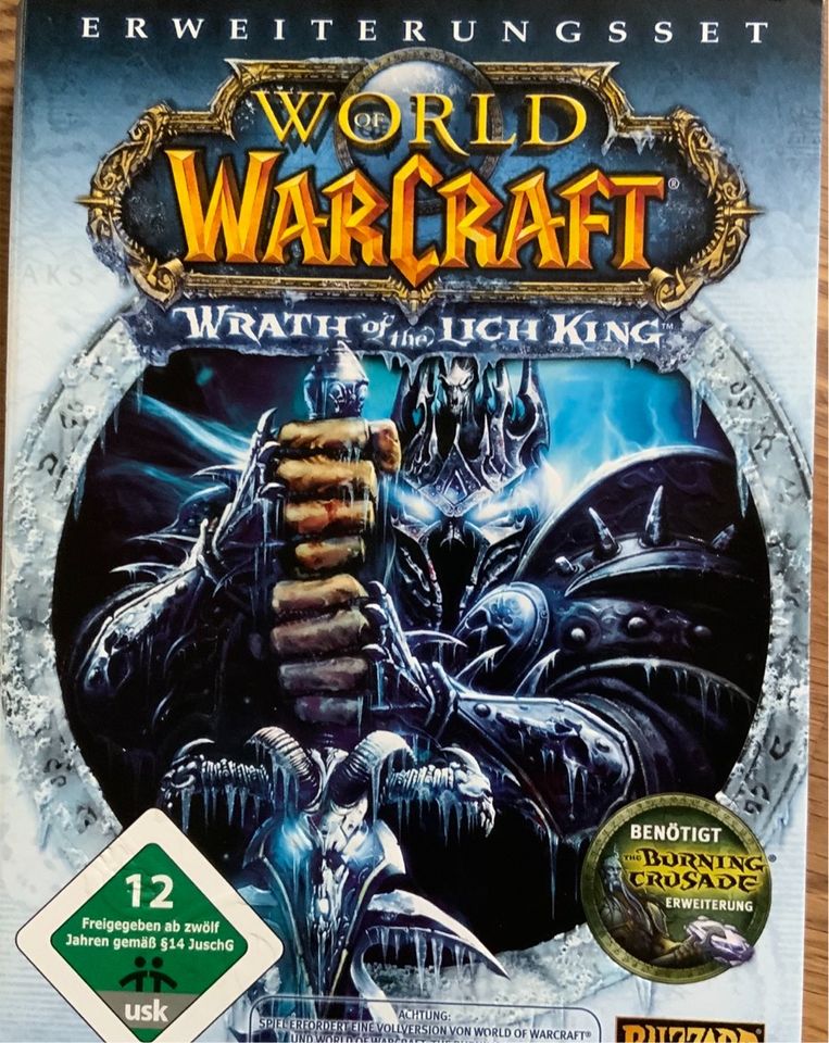 PC Spiel Warcraft Wrath of the Lich KIng Erweiterung in Wildeshausen