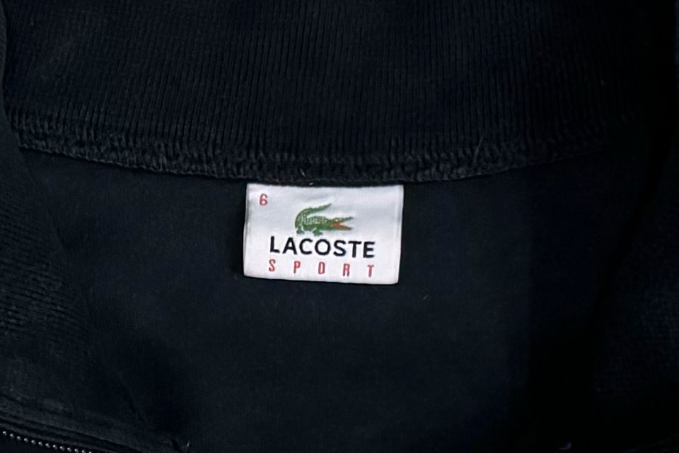 Lacoste - Trainingsjacke/Sweatjacke - Schwarz - Gr. 6 / XL in Bremen