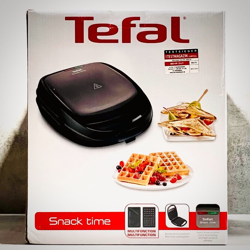 NEU Tefal Snack Time Kombi-Gerät SW341B Waffeleisen Sandwichtoast in Köln