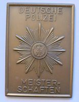 Deutsche Polizei Meisterschaften, Plakette, Bronze, 6,5 x 9 cm Schleswig-Holstein - Ammersbek Vorschau