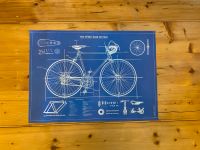 Cavallini Poster bicycle blueprint Dresden - Briesnitz Vorschau