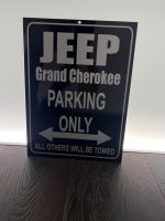 Parkplatzschild Jeep Grand Cherokee  Schwarz Schild Baden-Württemberg - Langenargen Vorschau