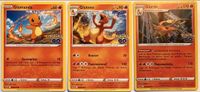 POKEMON Go SET - Glumanda & Glutexo & Glurak REVERSE HOLO - deuts Mecklenburg-Vorpommern - Stralsund Vorschau