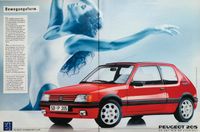 Peugeot 205 Reklame Berichte GTI CTI XE XR GT XLD GLD 1,1 Hessen - Hanau Vorschau