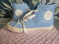 Converse Hi Leder blau weiß Gr. 38,5 Nordrhein-Westfalen - Eitorf Vorschau