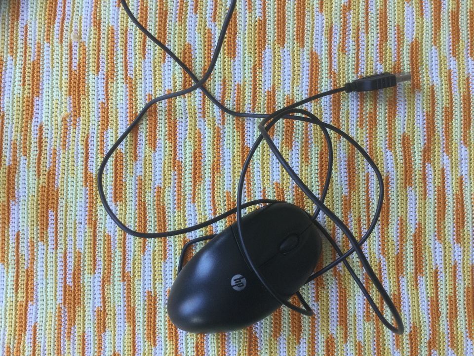 Original HP USB Maus Optical Mouse - Maus - schwarz in München