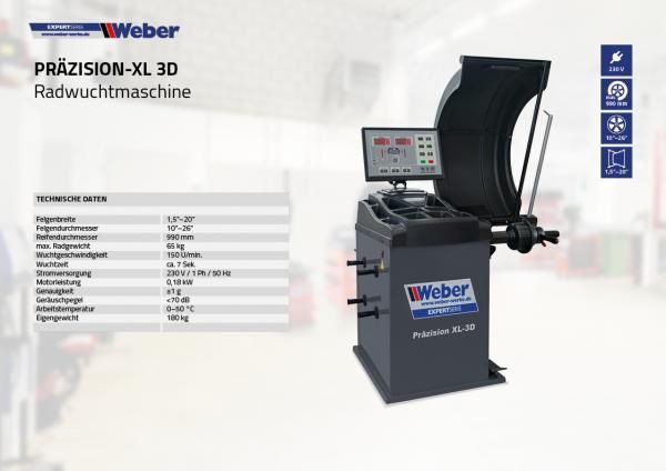 Reifenmontiermaschine & Wuchtmaschine Weber NEU Versand kostenlos in Wenden