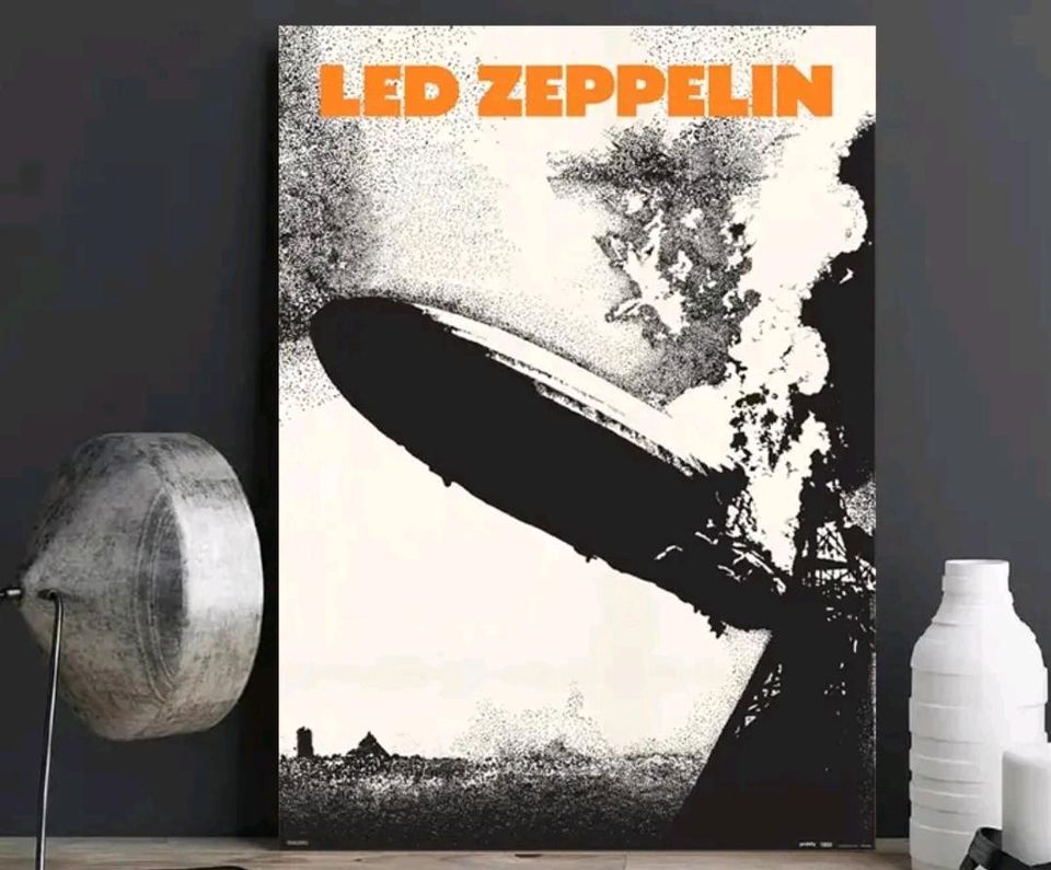 CANVAS SIEBDRUCK Bild Leinwand Zeppelin Plakat Poster 70 Wandbild in München