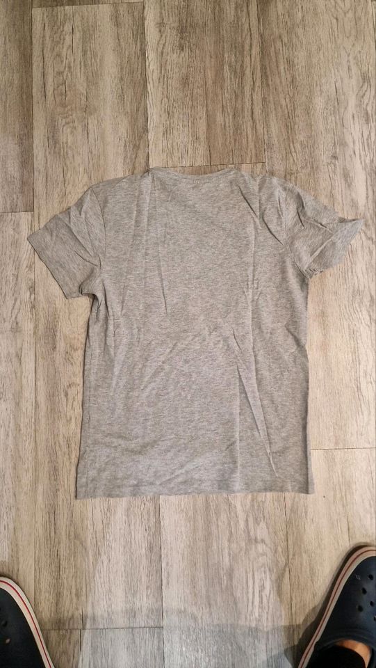 3 x ZARA Herren T-Shirt, Super Slim Fit, Größe L, blau/weiß/grau in Vörstetten