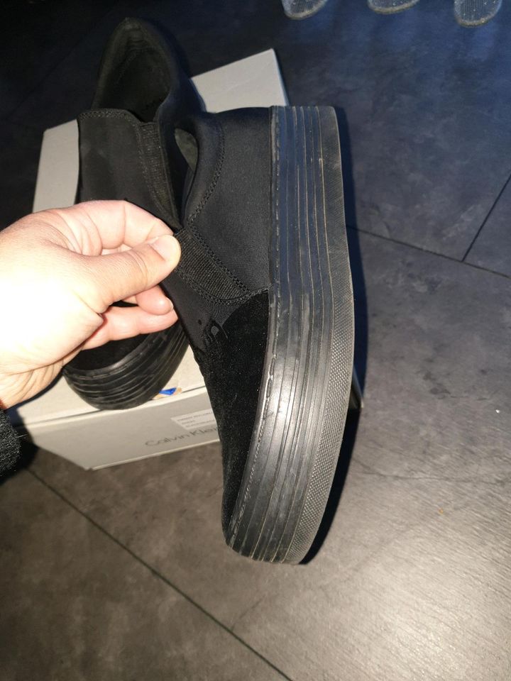 Calvin Klein Damen Plautoe Schuhe schwarz gr. 38 OVP neuwertig in Alsdorf